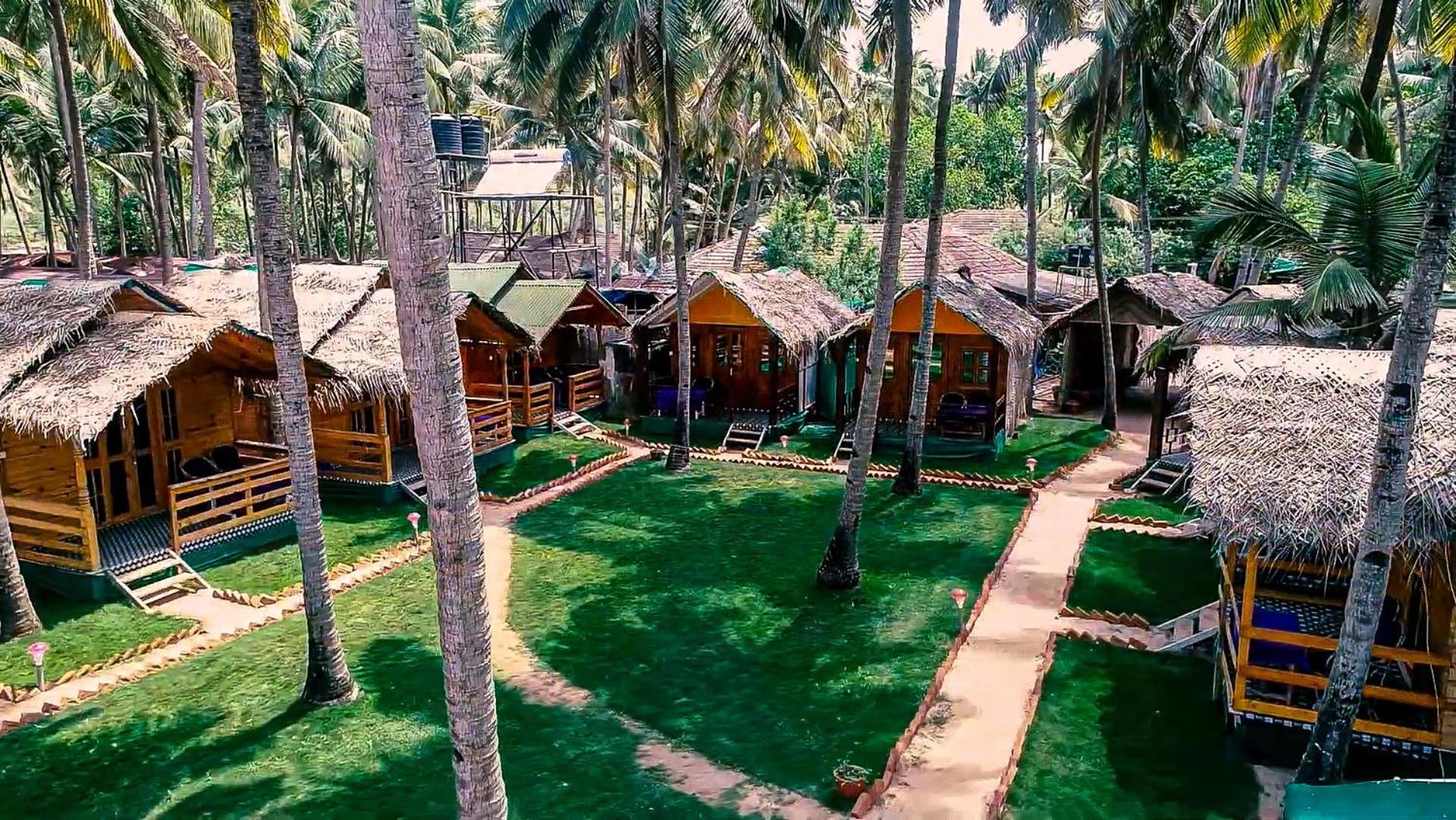 Hotel Om Sai Beach Huts Agonda Exterior foto