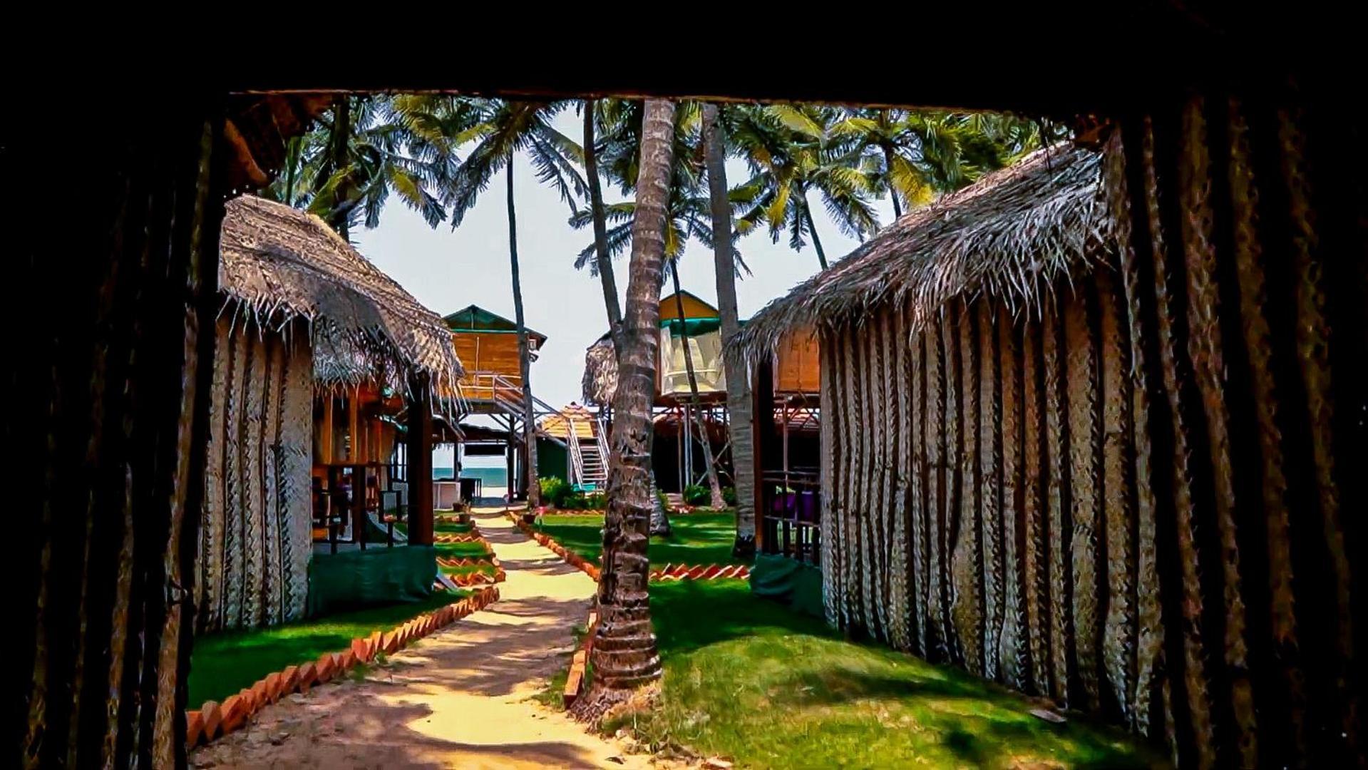 Hotel Om Sai Beach Huts Agonda Exterior foto