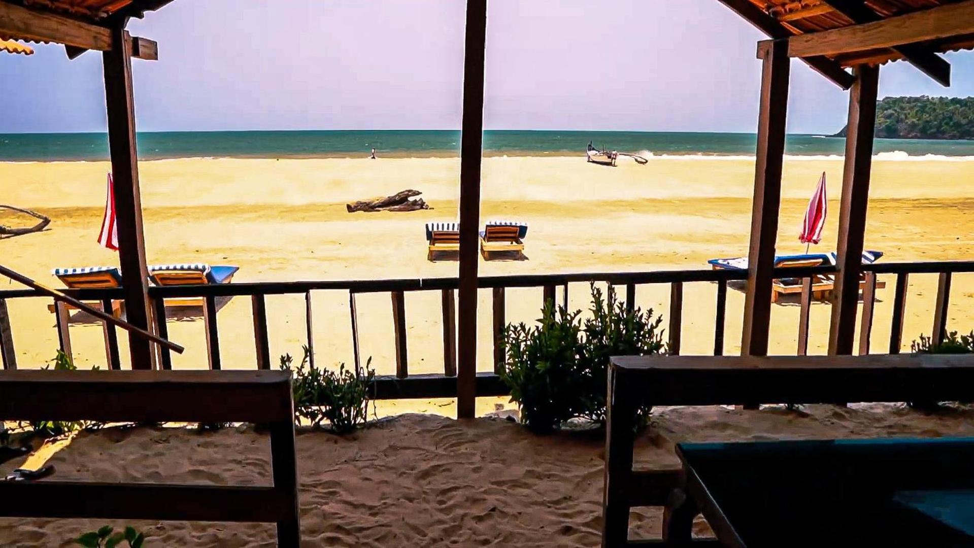 Hotel Om Sai Beach Huts Agonda Exterior foto